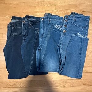 J.Crew denim, 4 pair, size 31